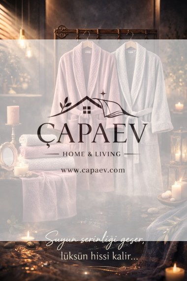 Ilay Bornoz Set >Gülkurusu & Gri